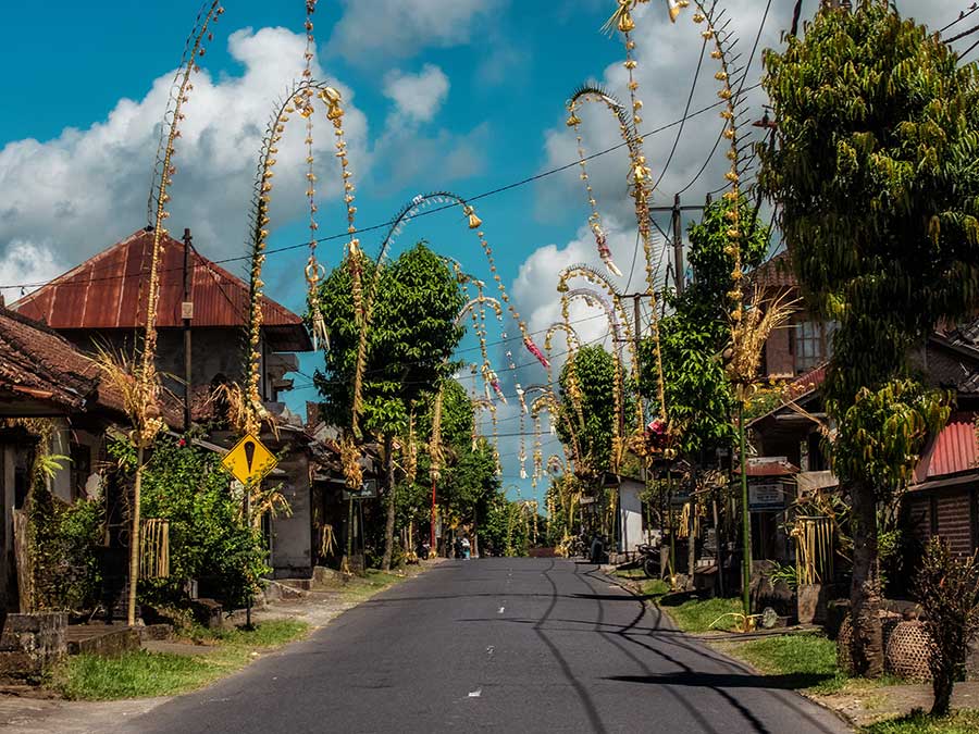 Galungan Festival in Bali, Indonesia