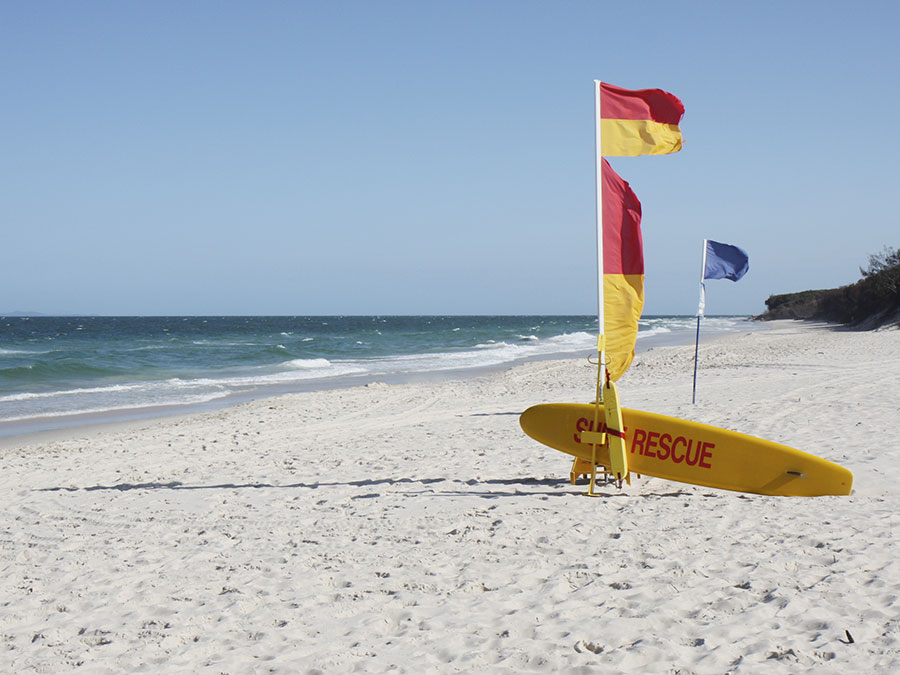 Always stay safe on the beach