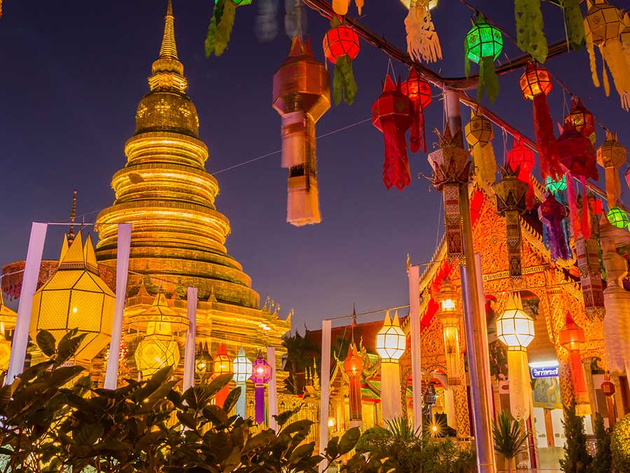 A temple in Bangkok, Thailand