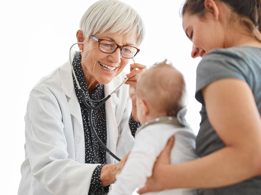 A routine check with the family doctor