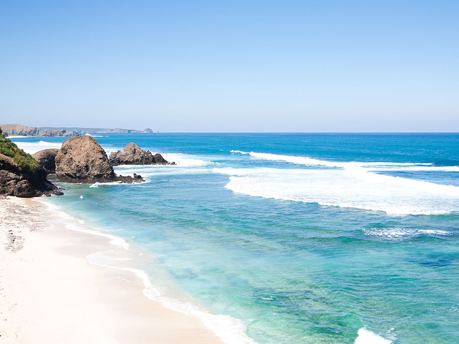 A beach in Lombok, Indonesia